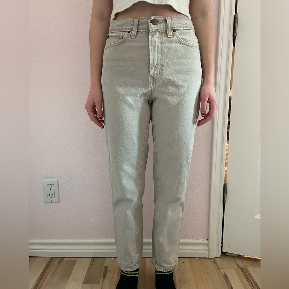 bdg ivory straight leg jeans
